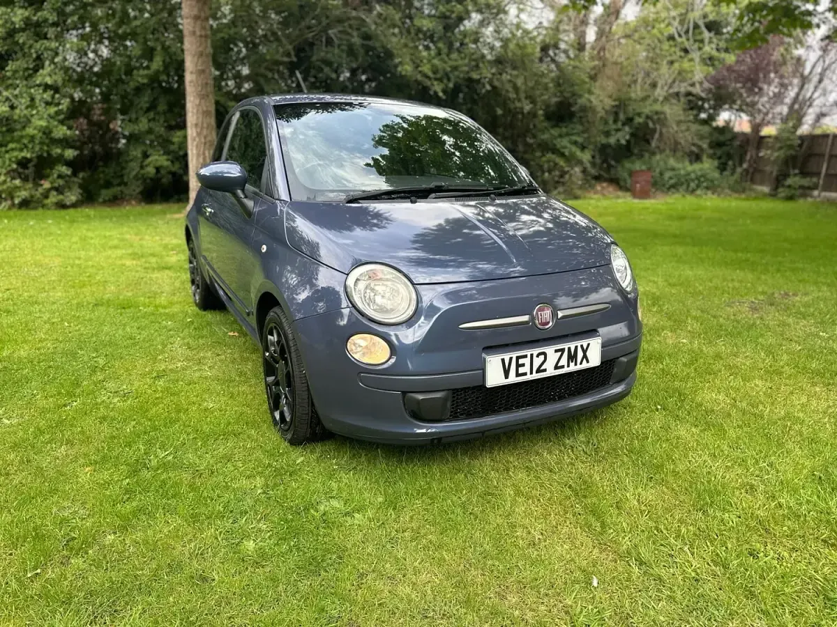Used Fiat 500 85 HP (62 kW) 2012 Blue Hatchback