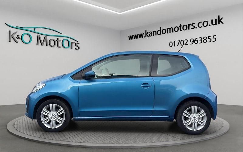 Used VW up! high up! 75 HP (55 kW) 2018 Blue Hatchback