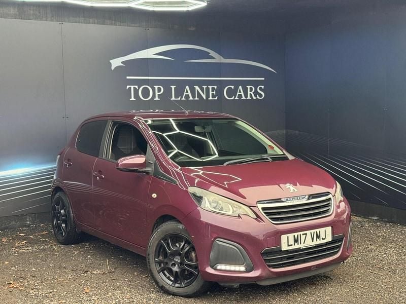 Mauve/purple Used 2017 Peugeot 108 Active Hatchback | £4,995 (Fair price) - Image 1/3