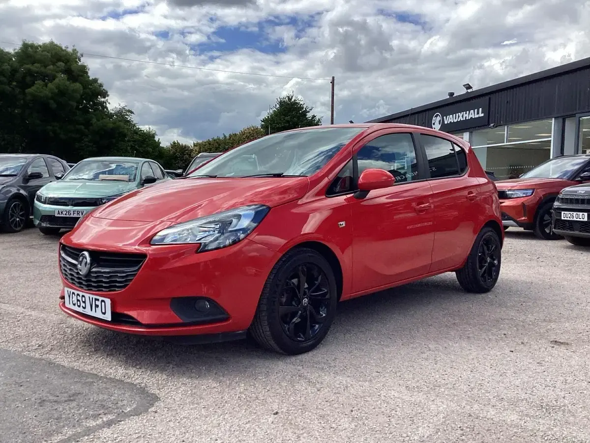 Used Vauxhall Corsa 90 HP (66 kW) 2019 Red Hatchback