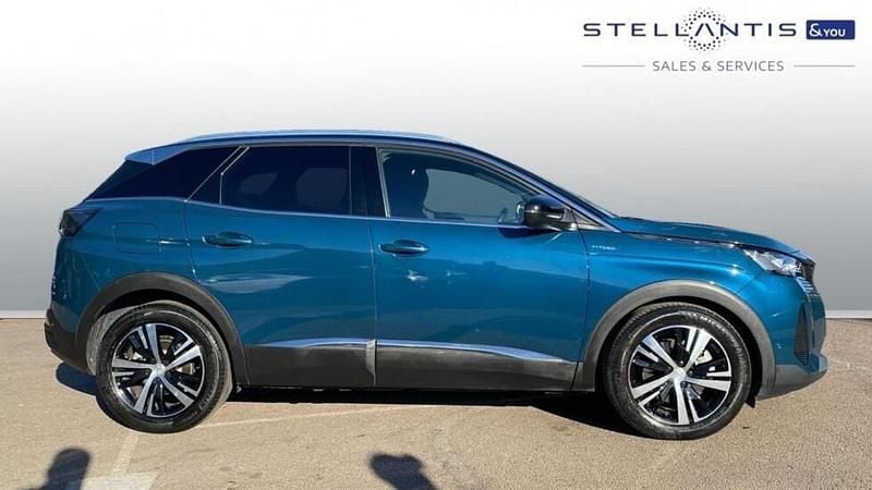 Blue Used 2022 Peugeot 3008 GT-line SUV | £18,490 (Fair price) - Image 1/4