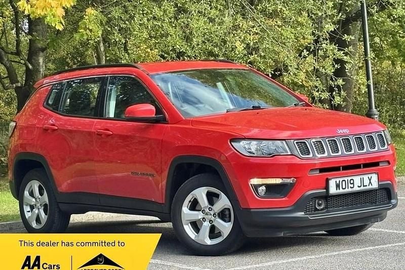 Red Used 2019 Jeep Compass Longitude SUV | £9,999 (Good price) - Image 1/1