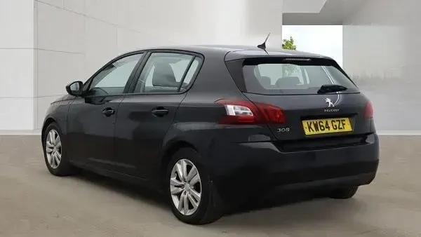 Used Peugeot 308 Active 100 HP (73 kW) 2015 Black Hatchback