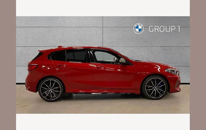 Used BMW M135 Shadowline 306 HP (225 kW) 2021 Red Hatchback