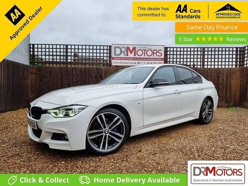 White Used 2018 BMW 320 M Sport Sedan | £16,840 (Good price) - Image 1/4