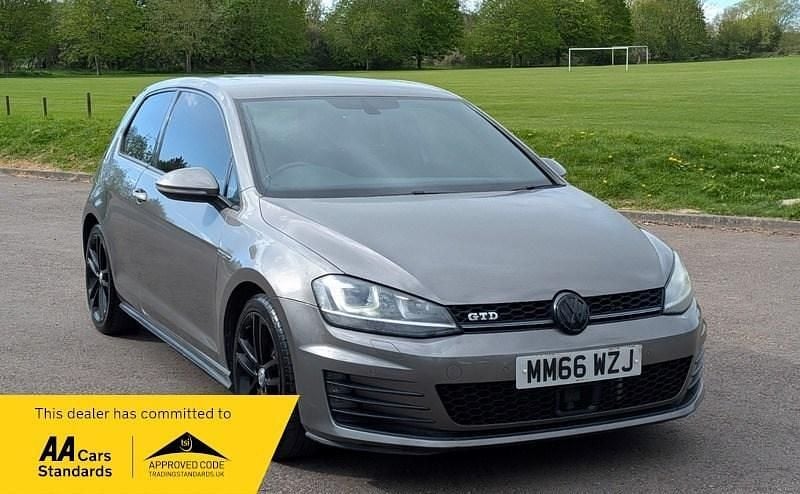 Begagnad VW Golf VII GTD 184 HK (135 kW) 2017 Grå Halvkombi