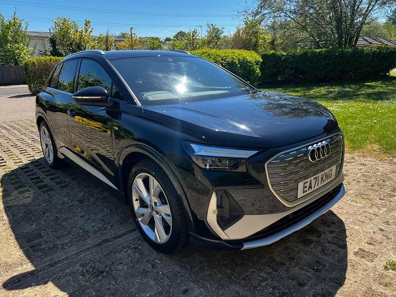 Used Audi Q4 e-tron S-Line 125 kW (170 HP) 2021 Black SUV