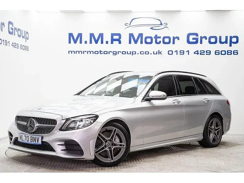 Used Mercedes C300 AMG line 258 HP (189 kW) 2020 Silver Estate