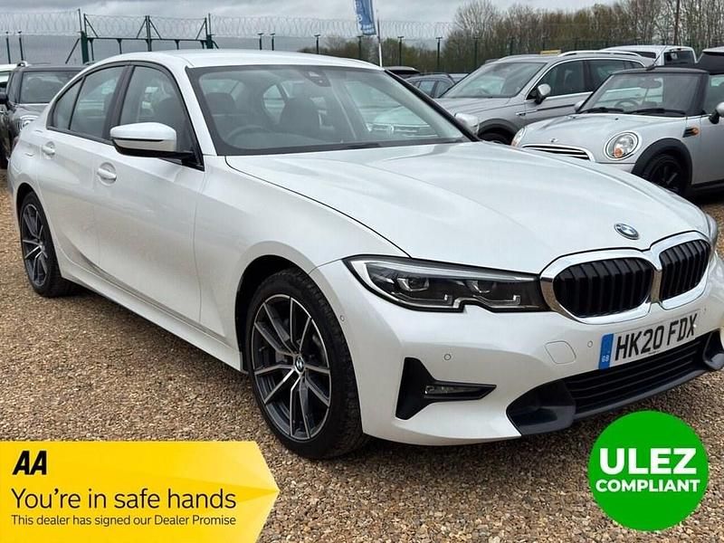 Used BMW 330 Sport Line 292 HP (214 kW) 2020 White Sedan