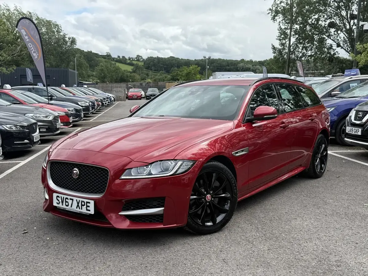 Used Jaguar XF R-Sport 2018 Red Estate