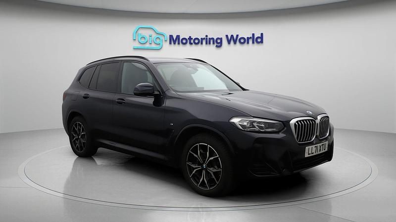 Black Used 2021 BMW X3 M Sport SUV | £29,300 (Fair price) - Image 1/4
