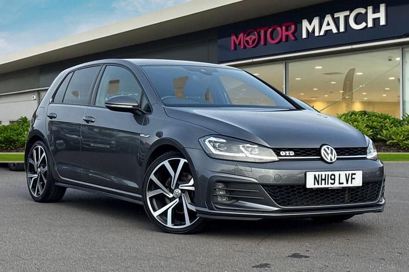 Grey Used 2019 VW Golf VII GTD Hatchback | £19,000 (Good price) - Image 1/4