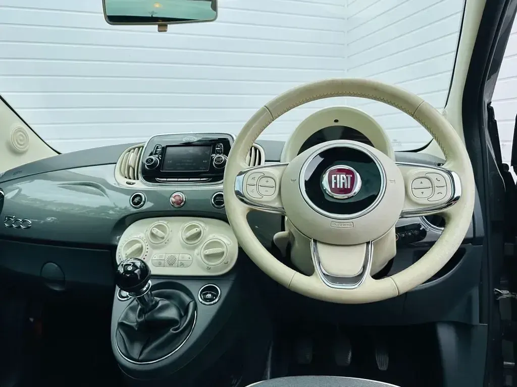 Used Fiat 500 Lounge 69 HP (50 kW) 2016 Grey Hatchback