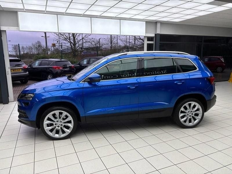 Used Skoda Karoq SE L 150 HP (110 kW) 2020 Blue SUV