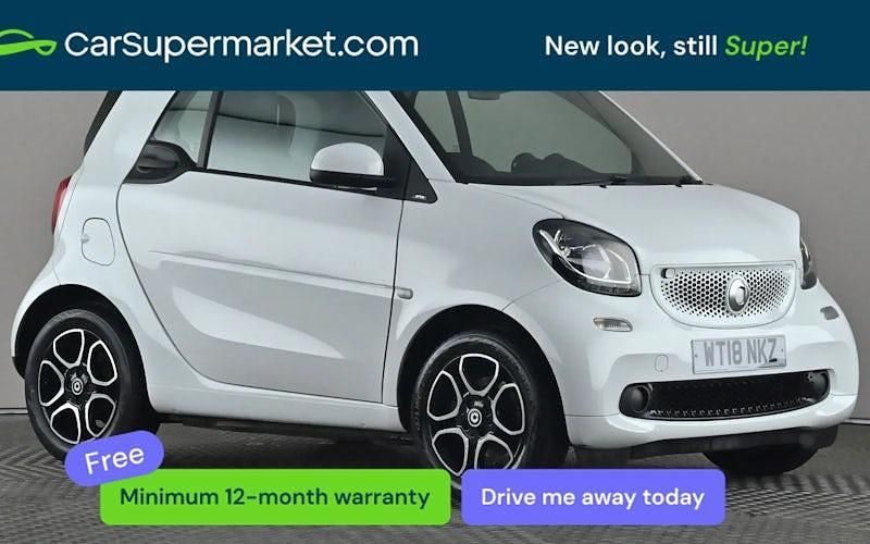 Used Smart ForTwo Coupé Prime 71 HP (52 kW) 2018 White Coupe