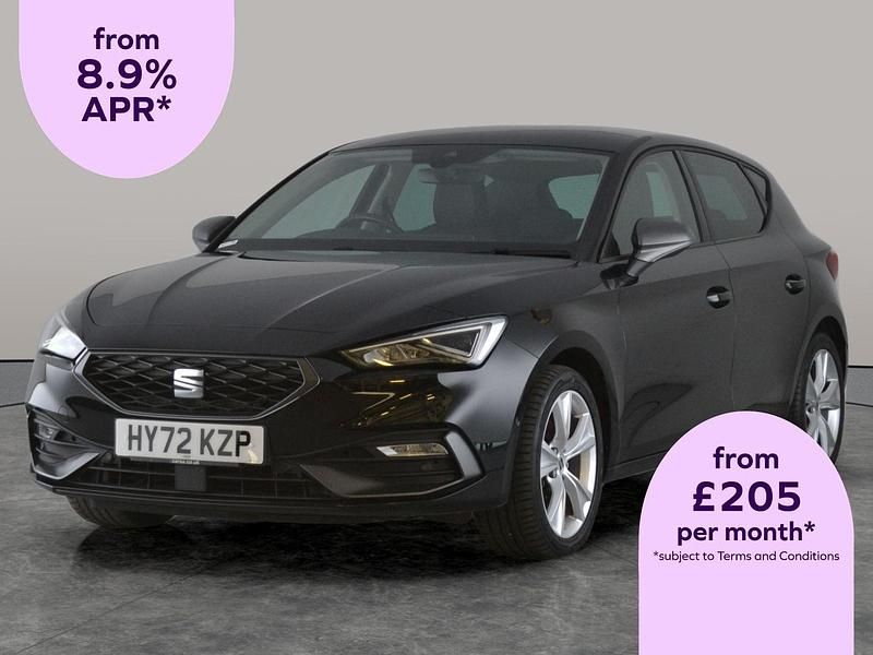 Black Used 2022 Seat Leon FR Hatchback | £15,787 (Fair price) - Image 1/2