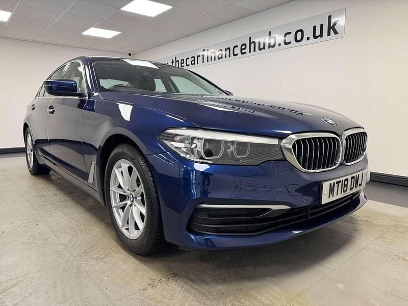 Used BMW 520 Comfort Edition 2018 Blue Sedan