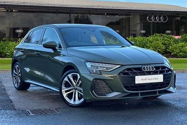Green New 2025 Audi A3 S-Line Hatchback | £29,450 (Fair price) - Image 1/4
