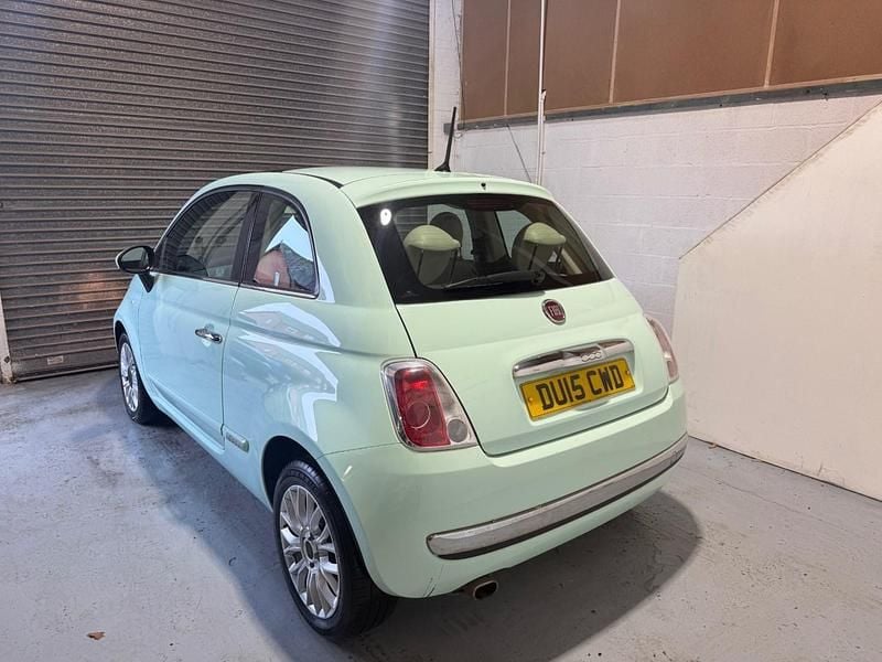 Usado Fiat 500 Lounge 69 HP (50 kW) 2015 Verde Citadino