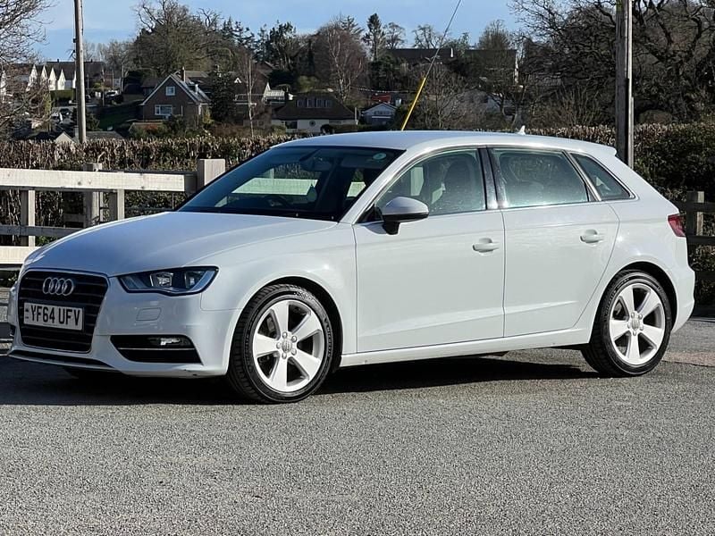 Used Audi A3 S-Line 150 HP (110 kW) 2014 White Estate