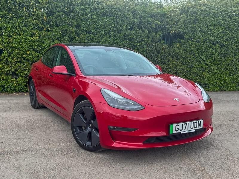 Usado Tesla Model 3 Long Range AWD 366 kW (498 HP) 2021 Vermelho Sedan