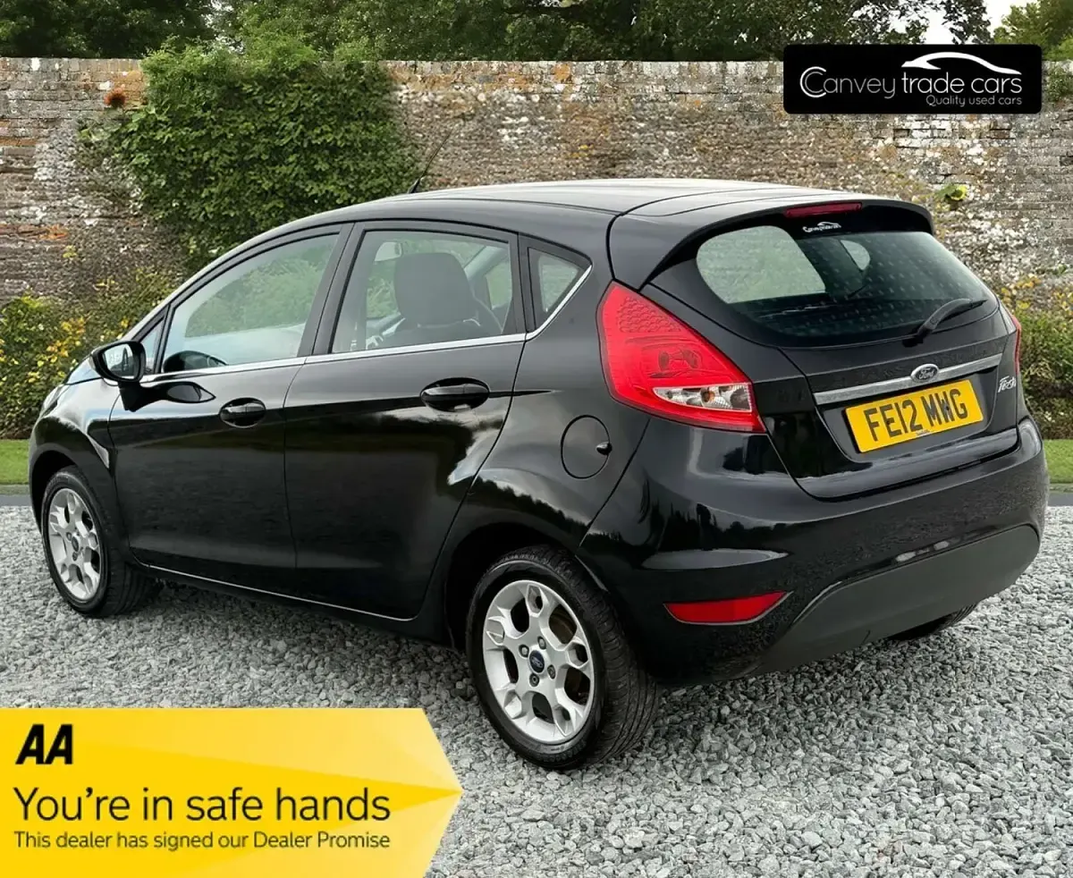 Used Ford Fiesta Zetec 2012 Black Hatchback