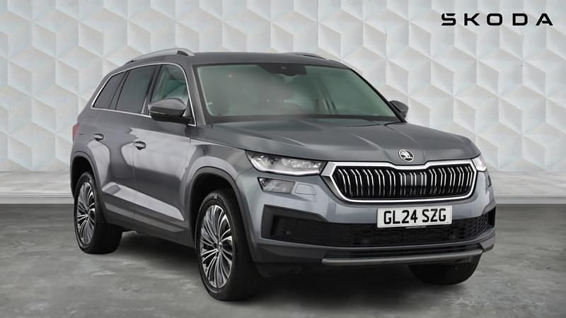 Graphite grey metallic Used 2024 Skoda Kodiaq SE L Executive SUV | £28,951 (Good price) - Image 1/4