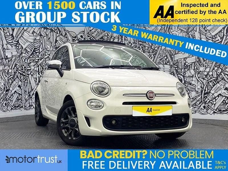 Used Fiat 500C Connect 70 HP (51 kW) 2022 White Cabriolet