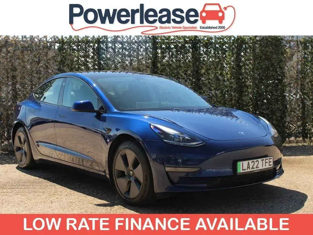 Used Tesla Model 3 Long Range AWD 366 kW (498 HP) 2022 Blue Sedan