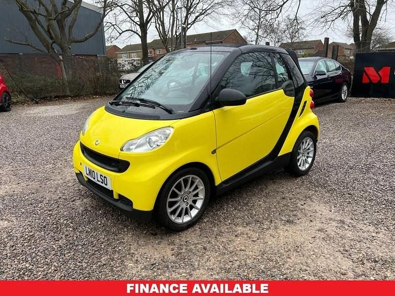 Used Smart ForTwo Cabrio Passion 71 HP (52 kW) 2010 Yellow Cabriolet