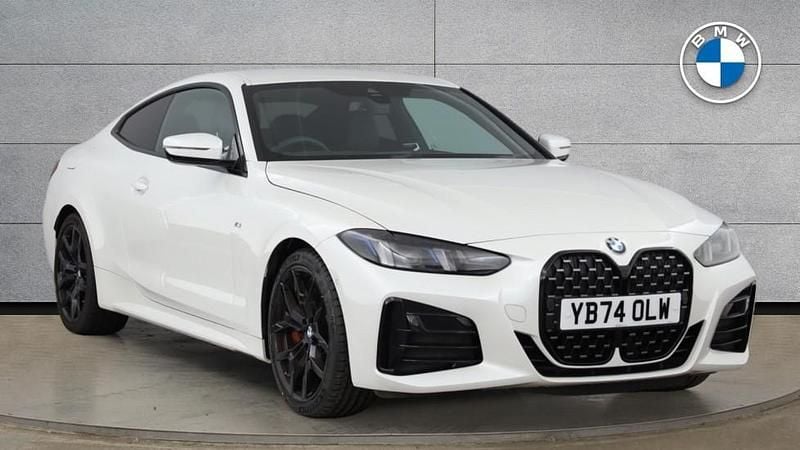 White Used 2024 BMW 420 M Sport Coupe | £38,985 (Fair price) - Image 1/4
