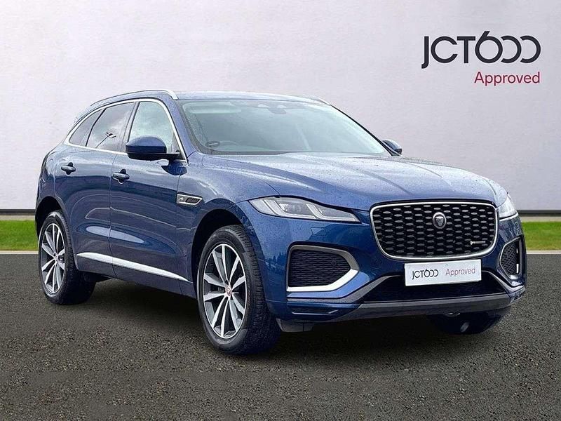 Blue Used 2022 Jaguar F-Pace R-Dynamic SUV | £30,750 (Fair price) - Image 1/4