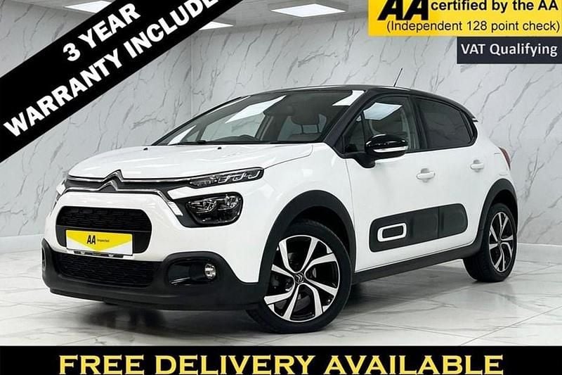 White Used 2021 Citroën C3 PureTech Hatchback | £11,195 (Fair price) - Image 1/1