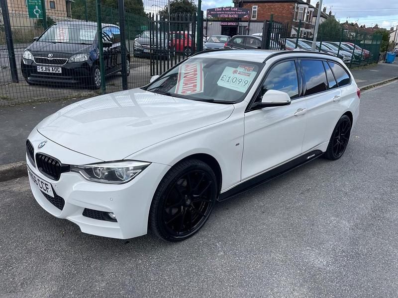 White Used 2016 BMW 320 M Sport Estate | £9,995 (Fair price) - Image 1/4