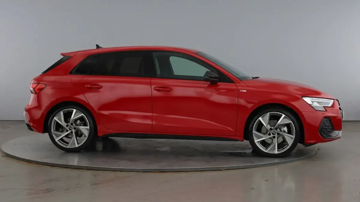 New Audi A3 Sportback Black Edition 2026 Red Hatchback