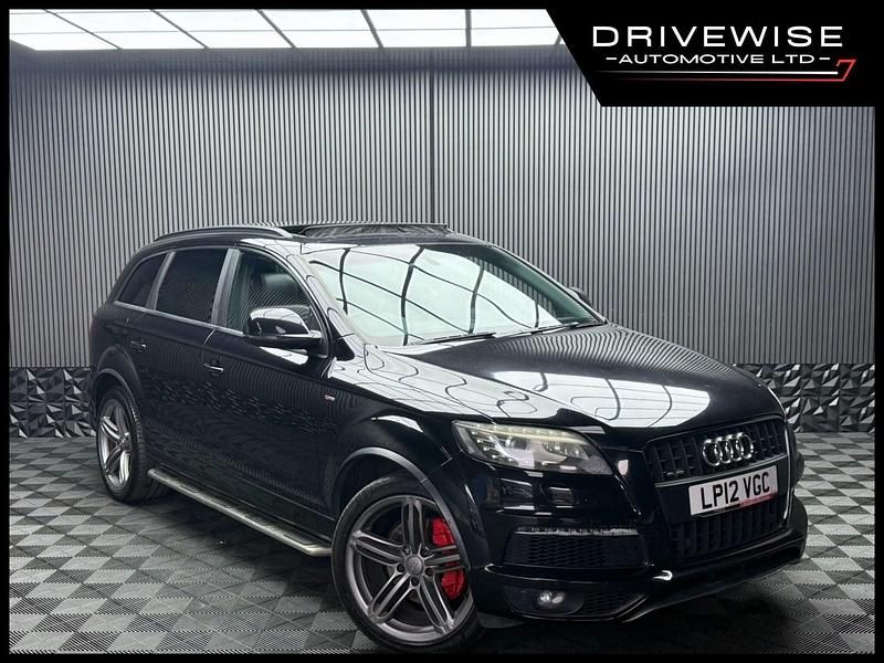 Black Used 2012 Audi Q7 S-line plus SUV | £9,950 (Fair price) - Image 1/3