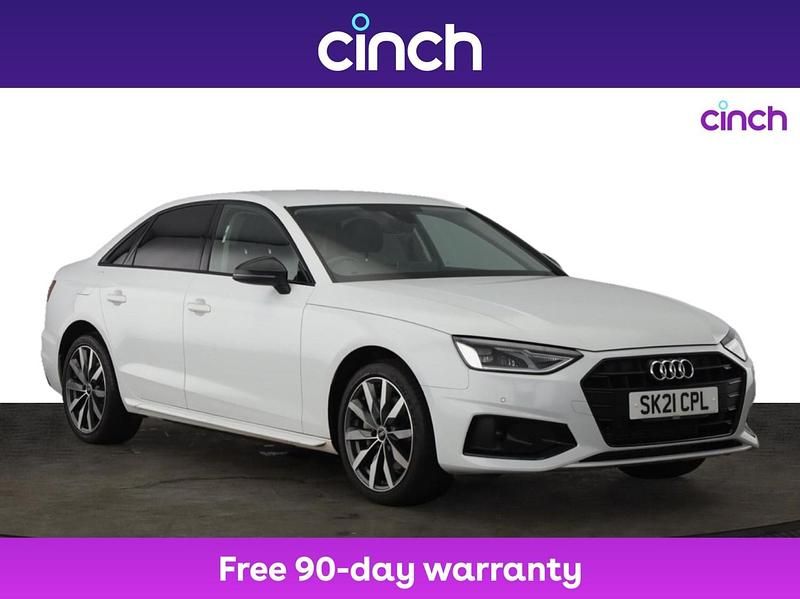 White Used 2021 Audi A4 Sport Sedan | £20,249 (Fair price) - Image 1/3