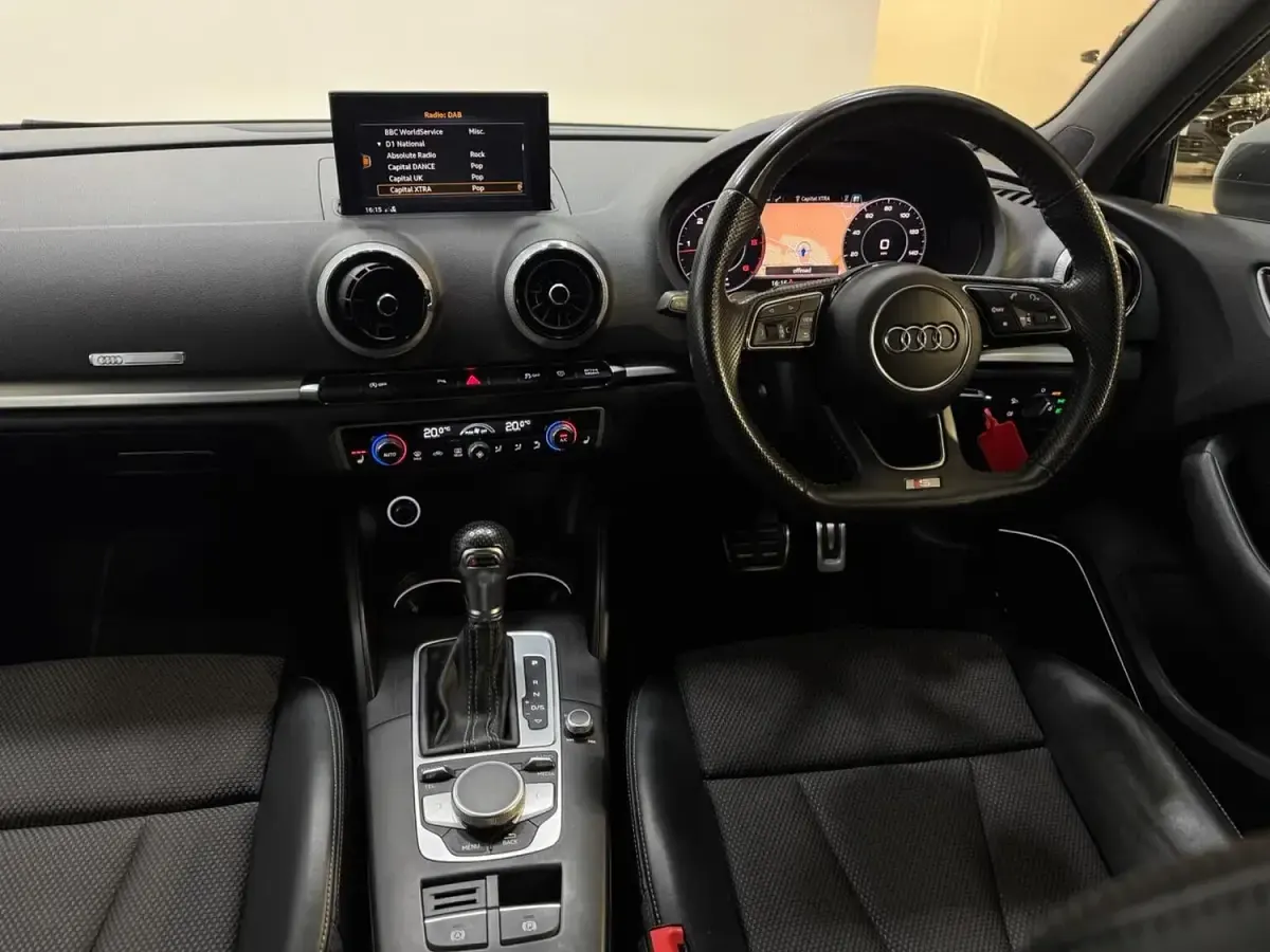 Used Audi A3 Sportback S-Line 150 HP (110 kW) 2017 Grey Hatchback