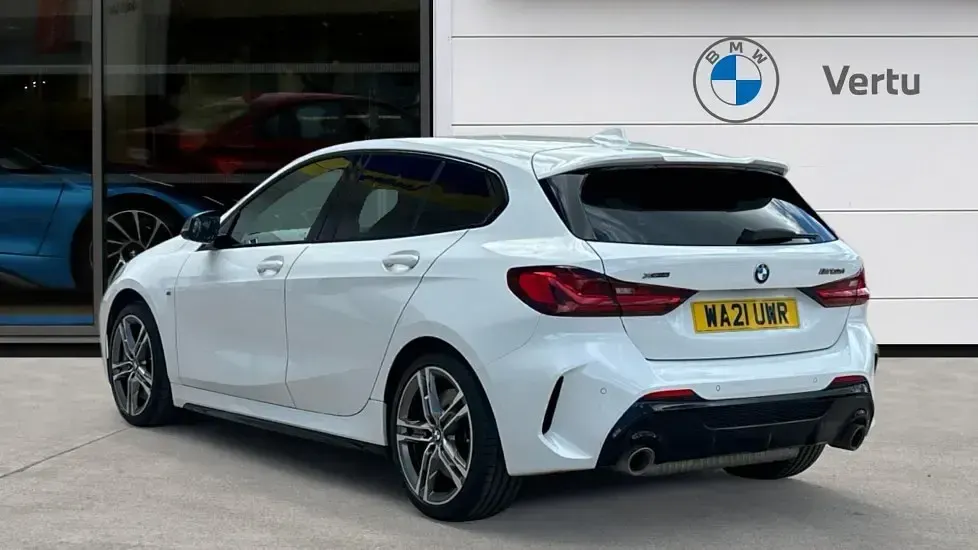 Used BMW M135 Comfort Edition 306 HP (225 kW) 2021 Alpine white Hatchback