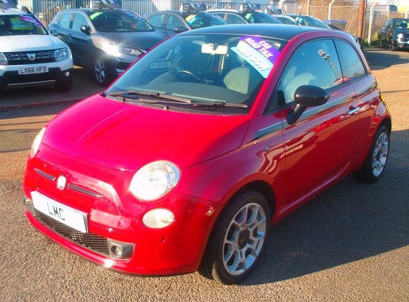 Used Fiat 500 Sport 69 HP (50 kW) 2009 Red Hatchback