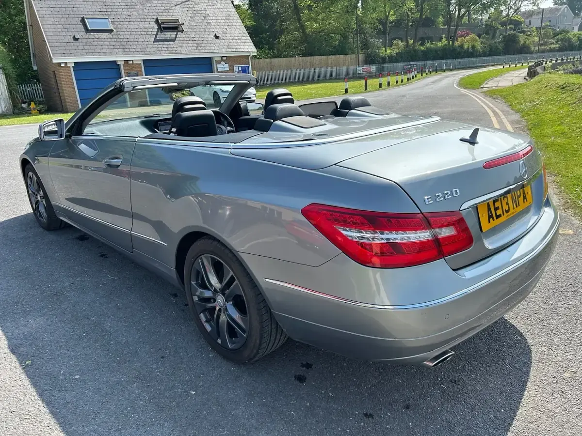 Used Mercedes E220 SE 2013 Silver Cabriolet