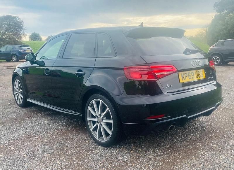 Used Audi A3 Black Edition 116 HP (85 kW) 2019 Black Hatchback