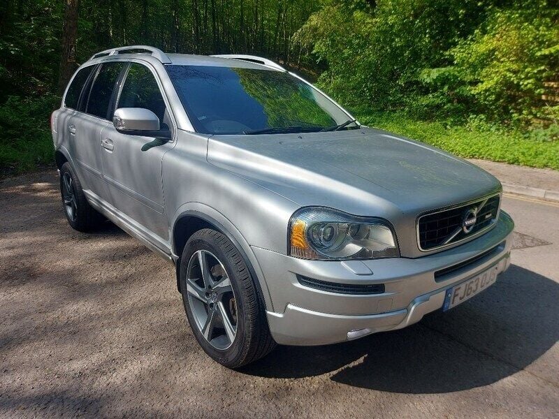 Silver Used 2013 Volvo XC90 R-Design SUV | £10,990 (Expensive) - Image 1/4