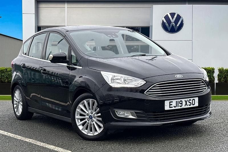 Used Ford C-MAX Titanium 128 HP (94 kW) 2019 Black MPV