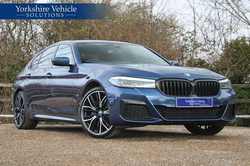 Blue Used 2021 BMW 530e M Sport Sedan | £19,750 (Fair price) - Image 1/4