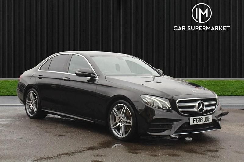 Black Used 2018 Mercedes E220 AMG line Sedan | £13,485 (Good price) - Image 1/1