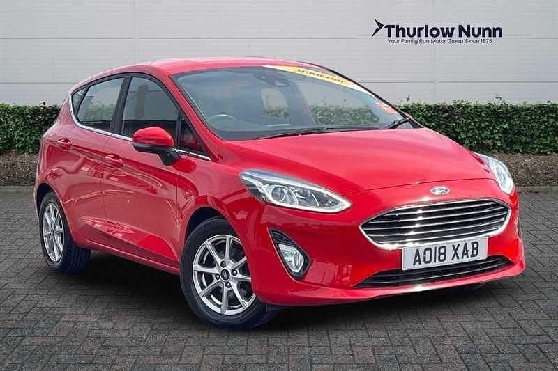 Red Used 2018 Ford Fiesta Zetec Hatchback | £7,199 (Good price) - Image 1/4