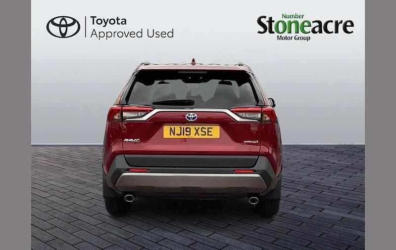 Used Toyota RAV4 Hybrid 218 HP (160 kW) 2019 Red SUV