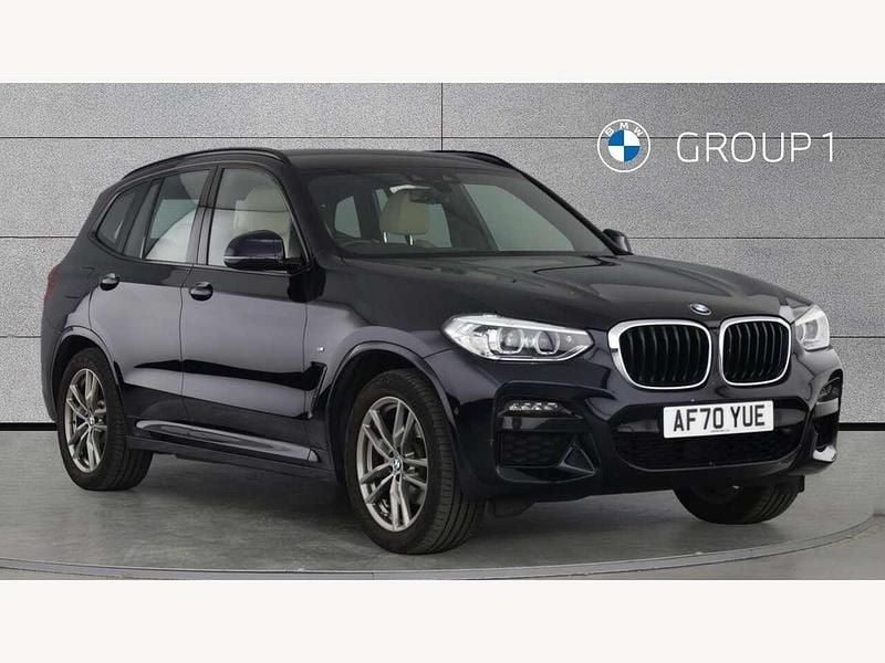 Black Used 2020 BMW X3 M Sport SUV | £29,990 (Fair price) - Image 1/4