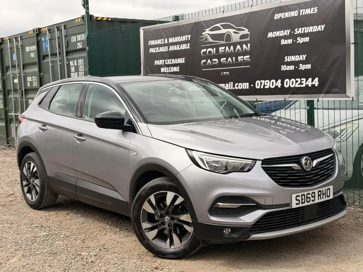 Used Vauxhall Grandland X Sport 130 HP (95 kW) 2019 Grey SUV
